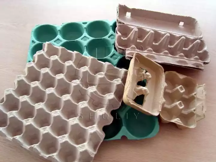 finished pulp trays